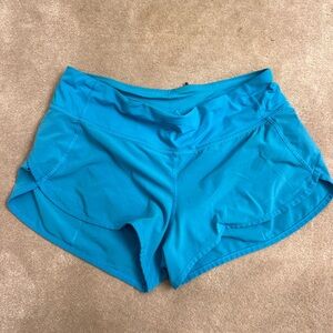 Lululemon Athletica Vibrant Blue Athletic Shorts